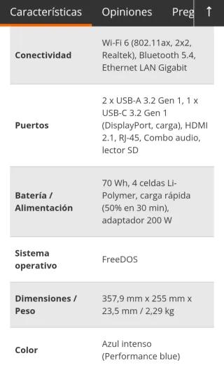 Portátil HP Victus 15-fa2005ns 15.6" Intel Core 7 