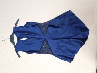 Body pattinaggio artistico blu