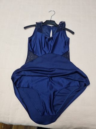 Body pattinaggio artistico blu