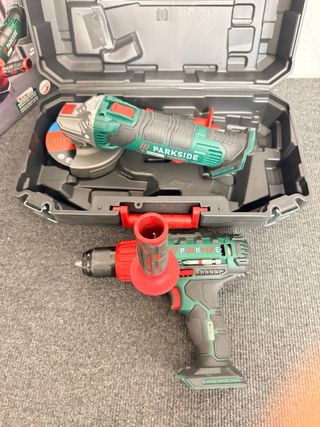 2 Máquinas Parkside (Amoladora y Taladro percutor