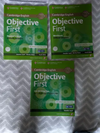Libros y apuntes título B2 inglés (Objective First