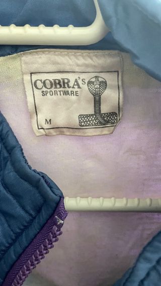 Chándal años 90 morado y turquesa