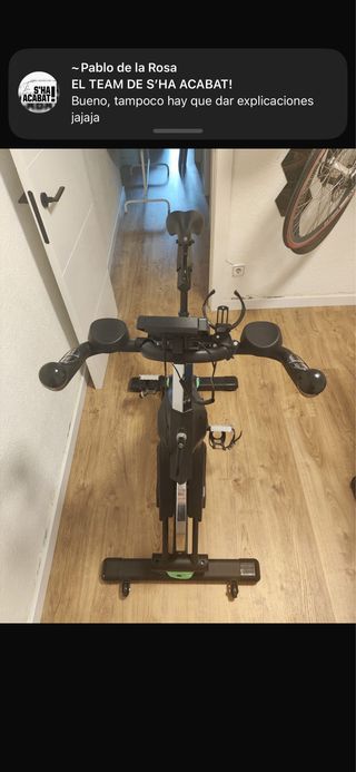 Bicicleta de Spinning Negra