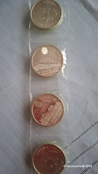 Monedas 2000 ptas plata Juan Carlos I