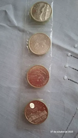 Monedas 2000 ptas plata Juan Carlos I