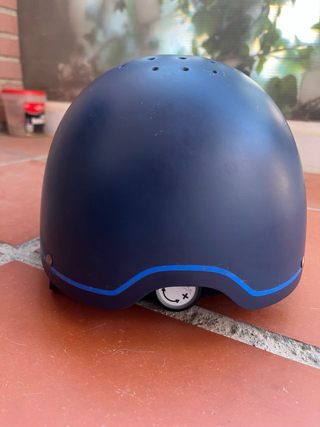 Casco de hípica azul
