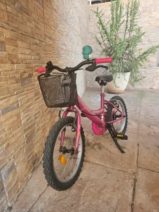 Bici niña 14" rosa