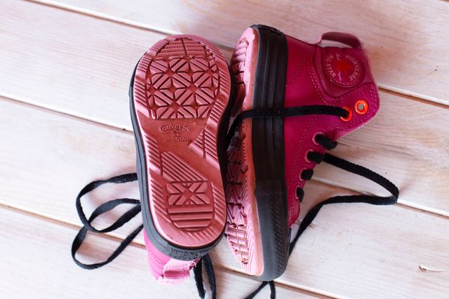 Botas Converse piel fucsia T27