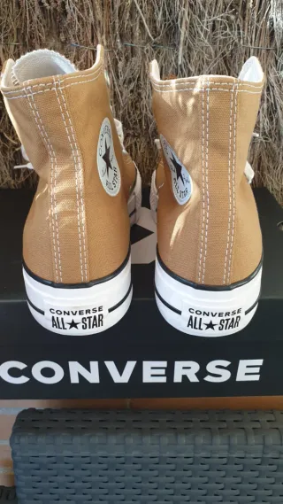 Botas Converse plataforma marrones T39