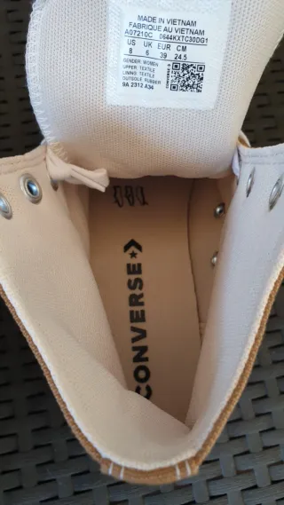 Botas Converse plataforma marrones T39