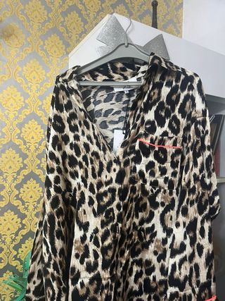 Camiseta Estampado Leopardo