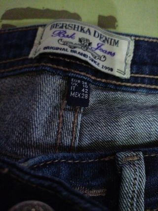 Pantalón vaquero Bershka mujer talla 38