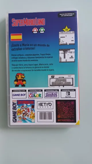 Caja Super Mario Land Gameboy Nintendo