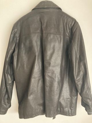Chaqueta de piel  vintage Marrón Talla L