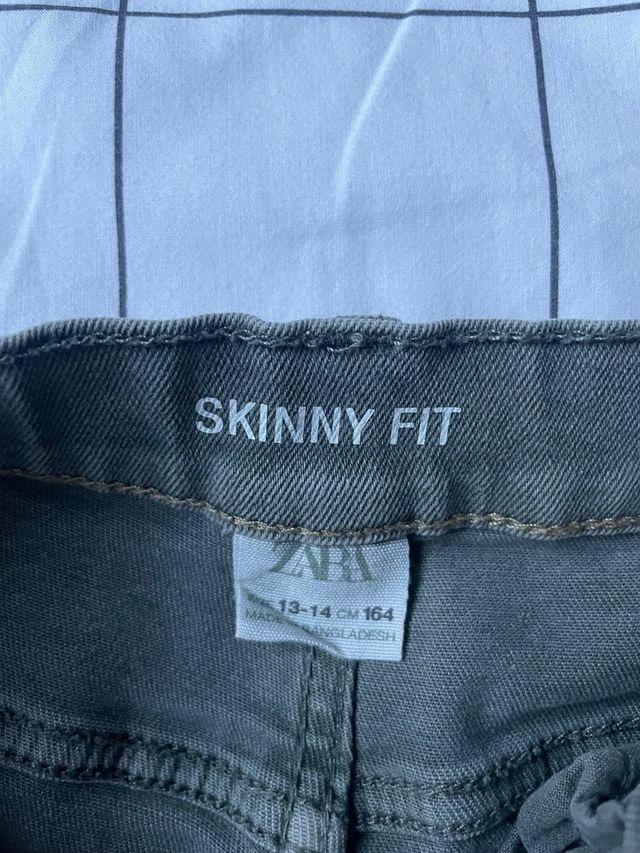 Pantalones Vaqueros Skinny Zara Grises