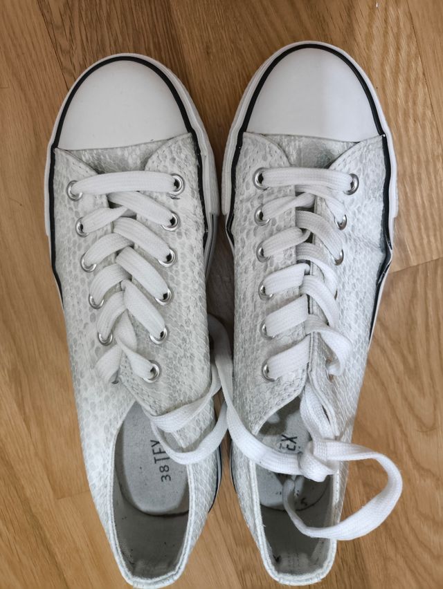 Zapatillas Tex Talla 38 Textura Serpiente