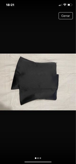 Vestido palabra de honor negro