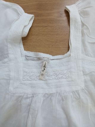 Blusa Pepe Jeans Bohemia Blanca