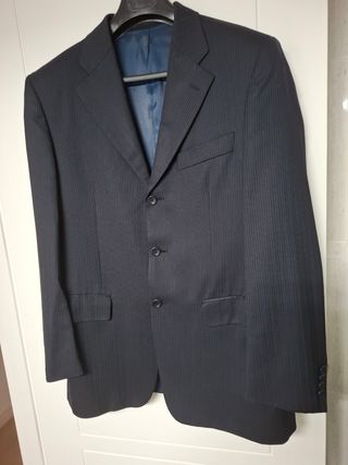 Americana de traje hombre azul marino 