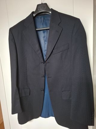 Americana de traje hombre azul marino 