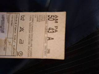 Americana de traje hombre azul marino 