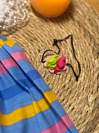 Vestido y flor Nancy conjunto mexicana 