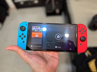 Nintendo Switch OLED Joy-Con Blu/Ros
