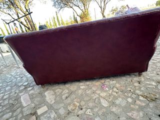 Sofá y sillones vintage marrón