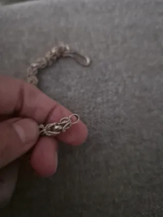 Pulsera antigua de plata