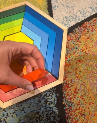 Juego encajable Playtive Arco Iris