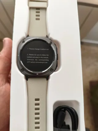 Smartwatch Beige/Gris