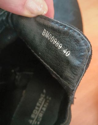 Stivaletti neri camoscio N.40