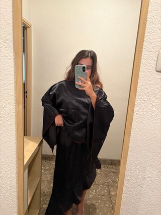 Disfraz Bruja Negro/Rojo Talla Única