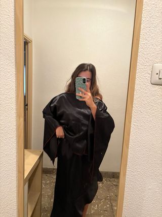Disfraz Bruja Negro/Rojo Talla Única