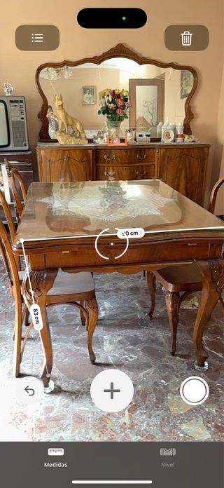 Mesa comedor madera y 6 sillas
