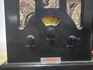 Radio Antigua vintage madera 