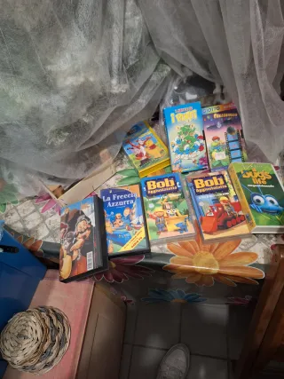 Lotto 10 VHS Cartoni Animati Italiani