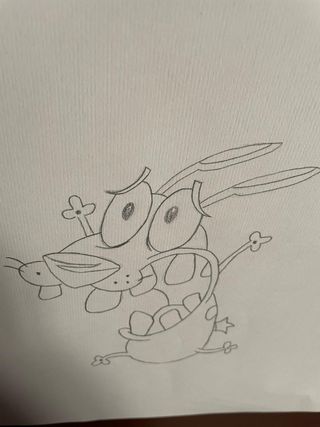 Disegno Leone il Cane Fifone