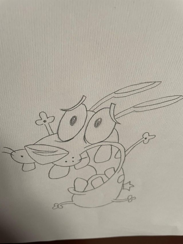 Disegno Leone il Cane Fifone