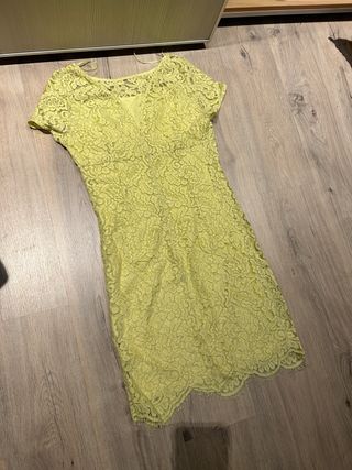 Vestido Adolfo Dominguez Amarillo Talla 38