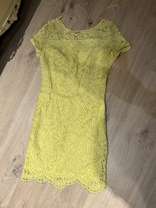 Vestido Adolfo Dominguez Amarillo Talla 38