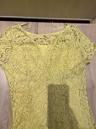Vestido Adolfo Dominguez Amarillo Talla 38