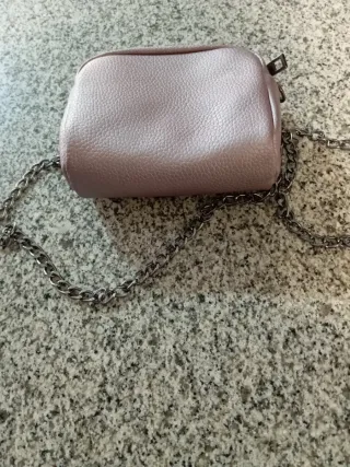 Bolso juvenil plateado