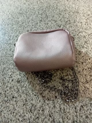 Bolso juvenil plateado
