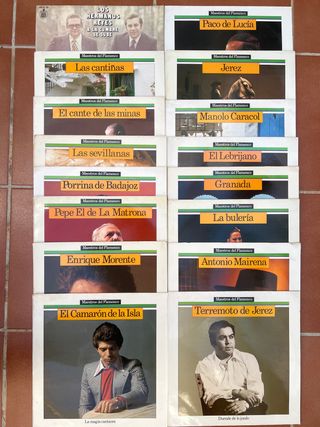 Colección Vinilos Flamenco Maestros del Flamenco