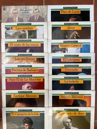 Colección Vinilos Flamenco Maestros del Flamenco