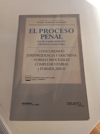 El Proceso penal ley de enjuiciamiento criminal...
