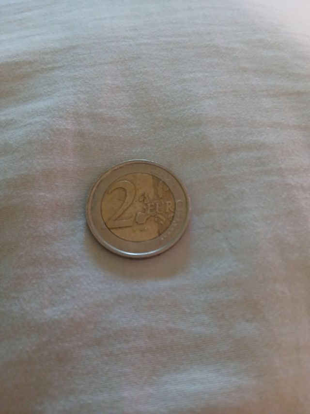 Moneda 2 Euros Italia 2002 Dante