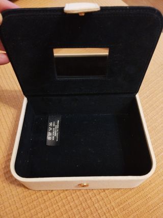 Caja Joyero Christian Dior Beige/Negro