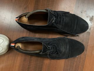 Zapatos Martinelli Serraje Azul Marino Hombre